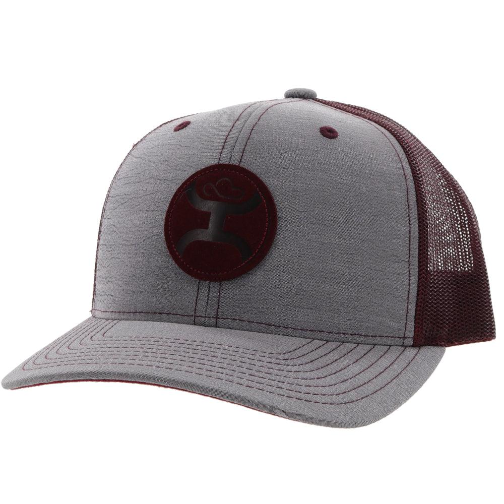 Hooey "Blush" Grey/Burgundy Snapback Cap
