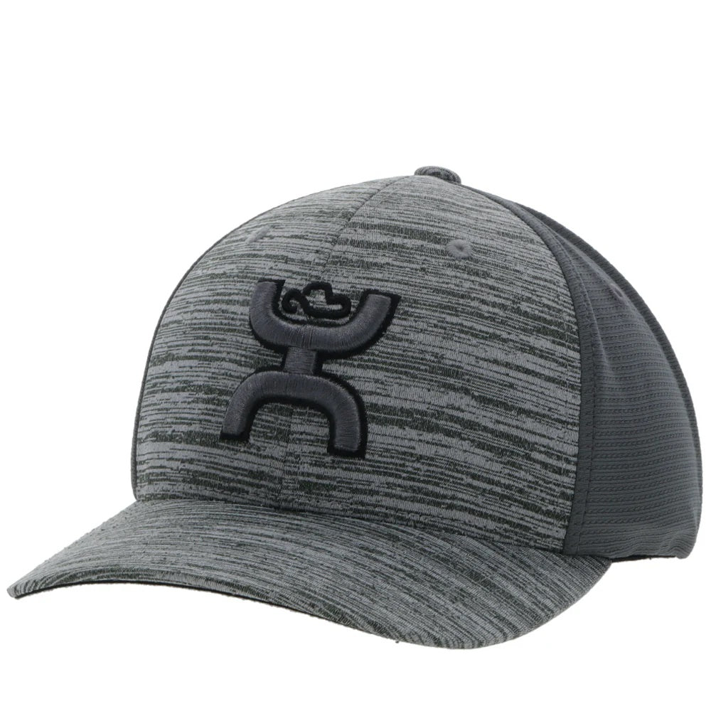 HOOEY Ash Flexfit Fitted Hat, Grey
