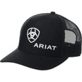 Ariat Shield Richardson 112 Snapback Cap, Black/White