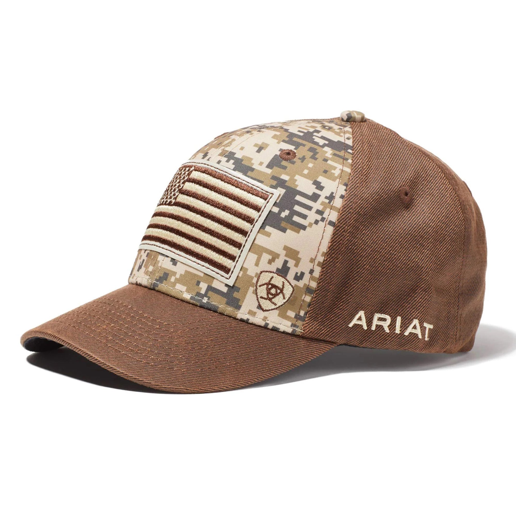 Ariat Patriot American Flag Digital Camo Snapback Cap