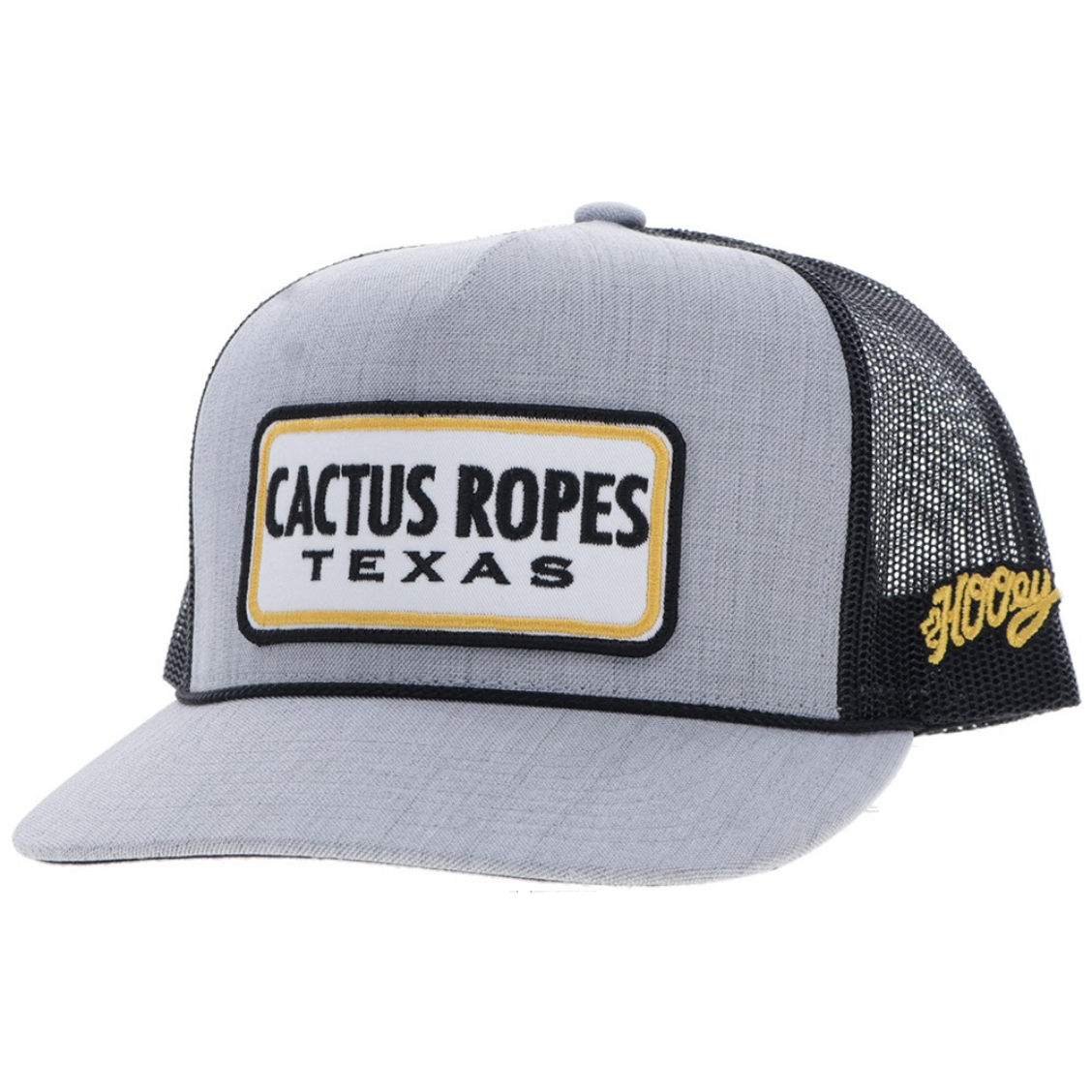 Hooey Cactus Ropes Grey Trucker Hat – Mesh Back Snapback
