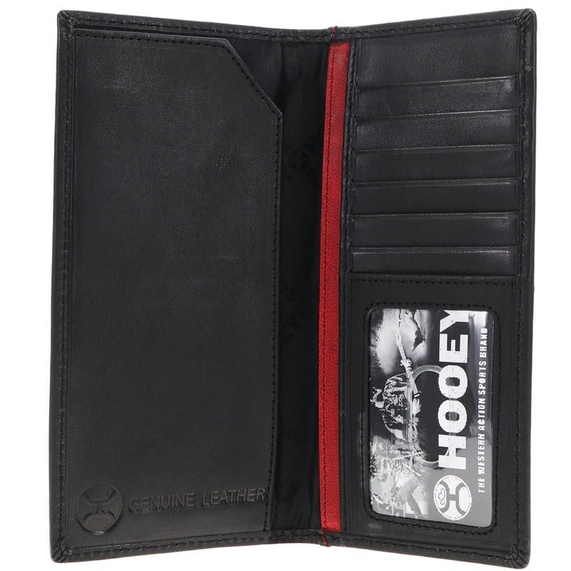 HOOEY Leather Men’s Western Rodeo Wallet (Sunizona Knockout - Black/Serape)