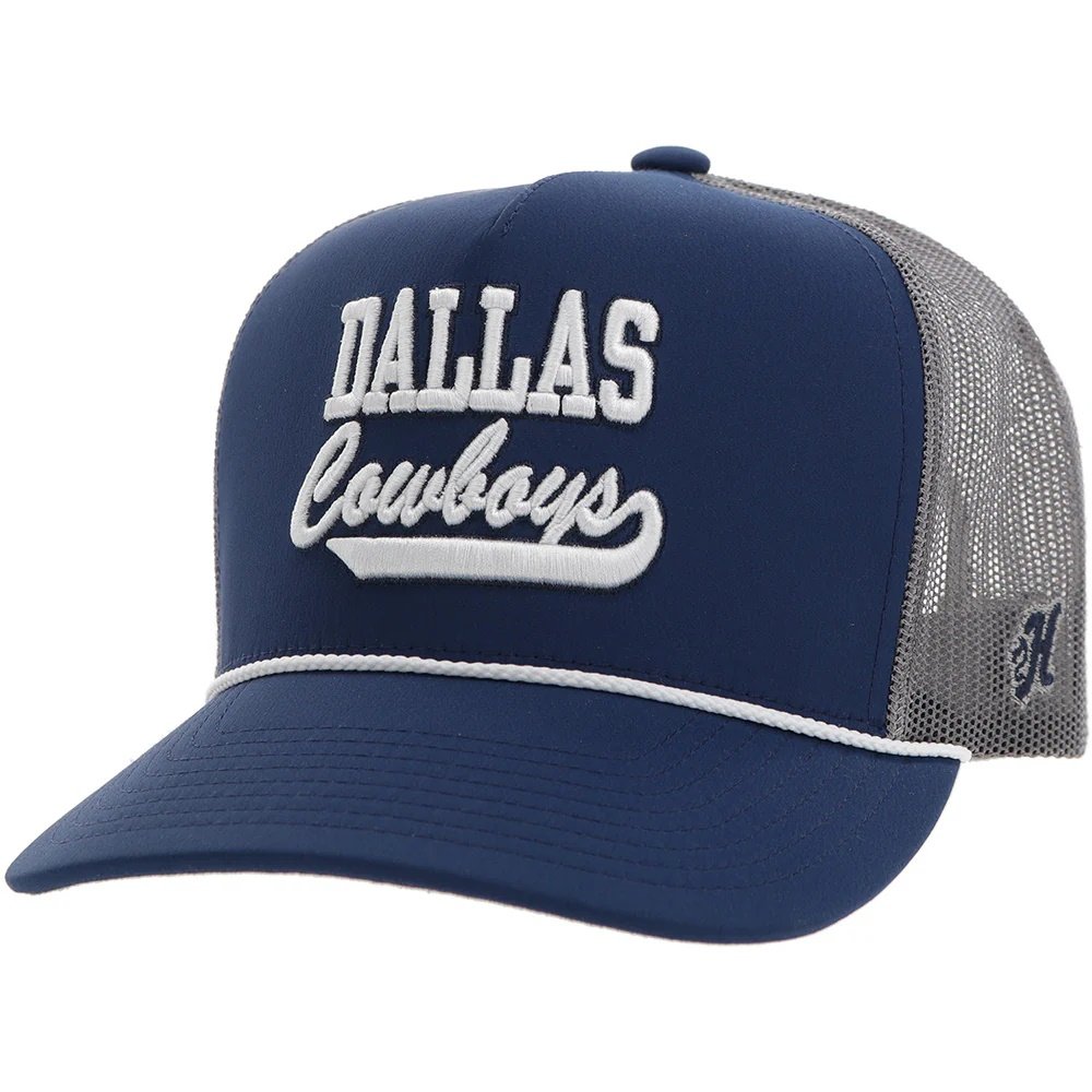 Hooey Dallas Cowboys Trucker Hat – Navy/Grey Cowboys Snapback