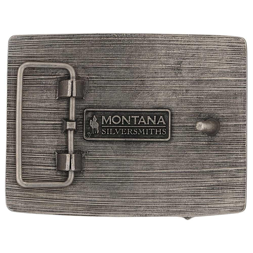 Montana Silversmiths Longhorn Attitude Western Belt Buckle