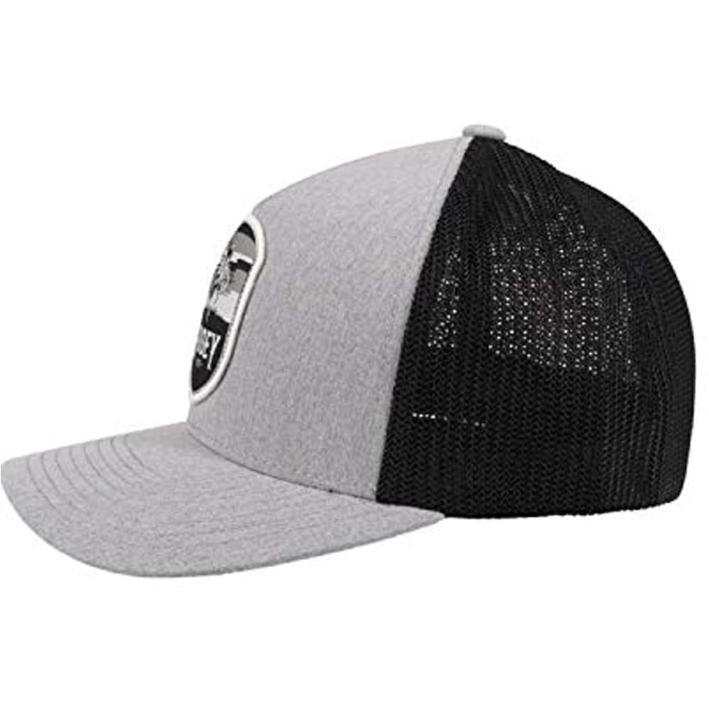 Hooey Cheyenne Bullrider Patch Grey Ball Cap – Flexfit S/M