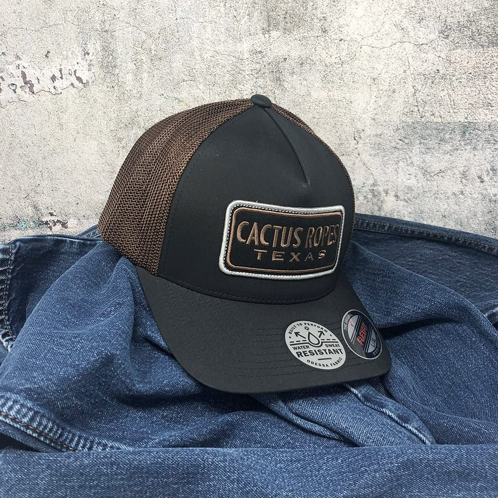 Hooey Black/Brown Flexfit Mesh Back Hat