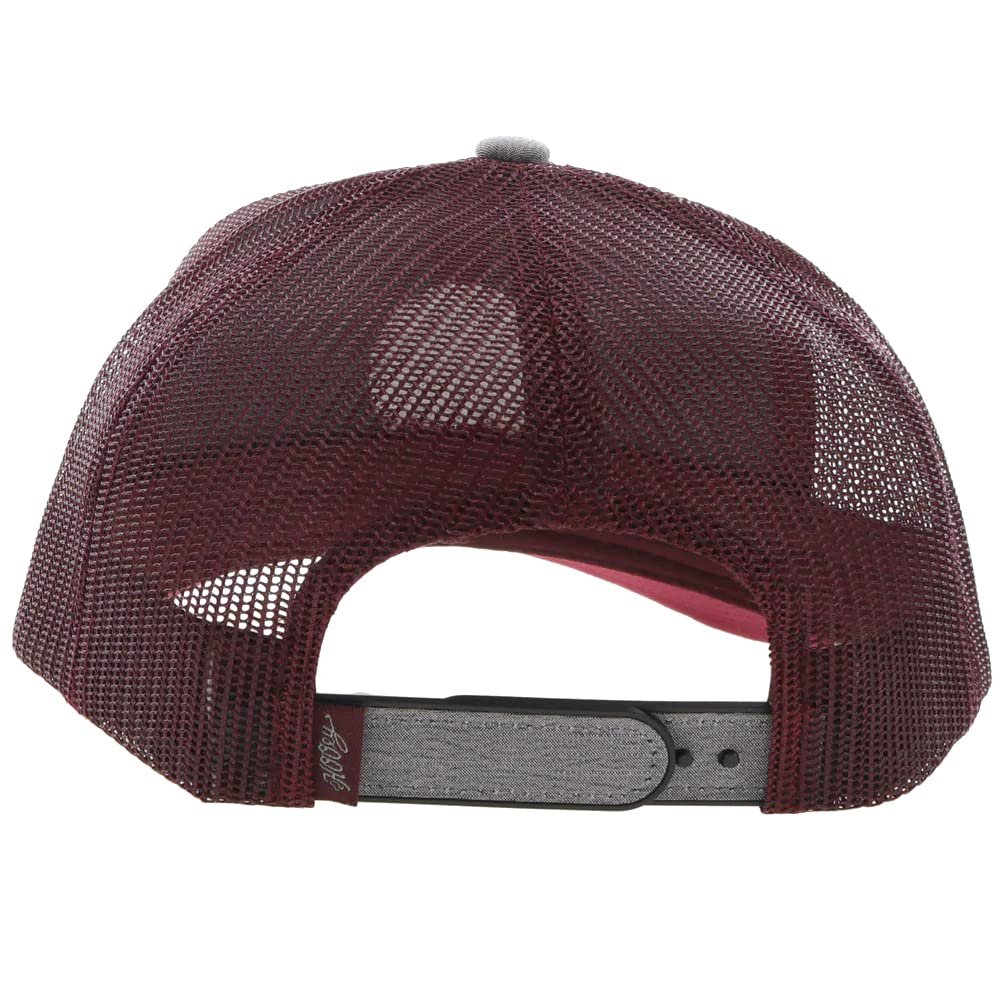 Hooey "Blush" Grey/Burgundy Snapback Cap