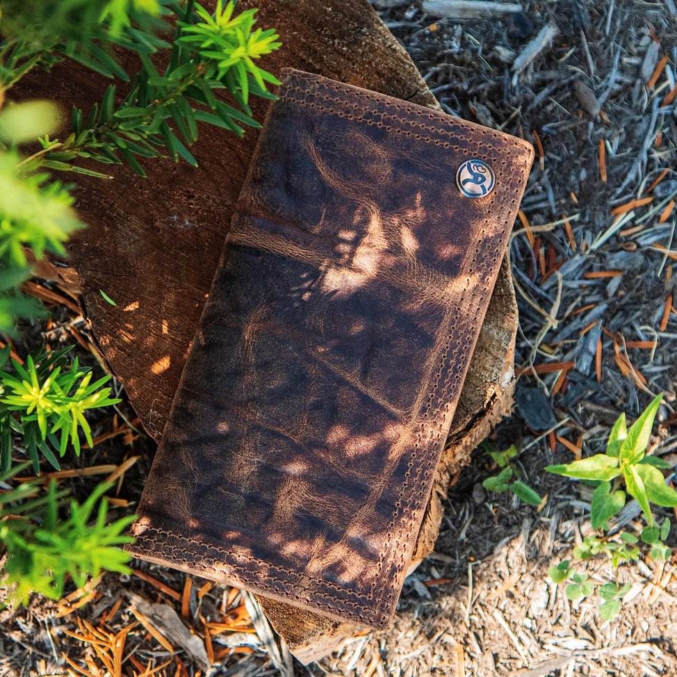 Hooey "Prime Time" Smooth Rodeo Wallet, Brown