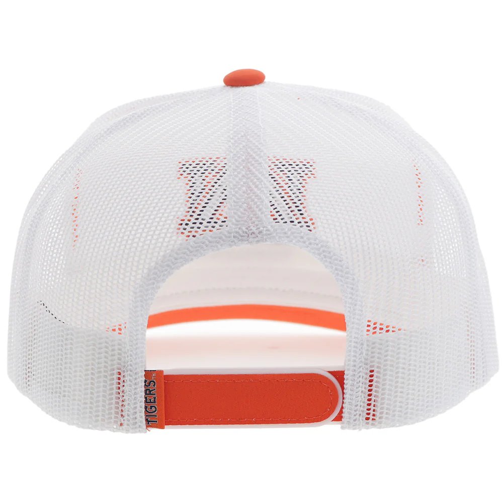 Hooey Auburn Univsity Snapback Hat, White/Orange