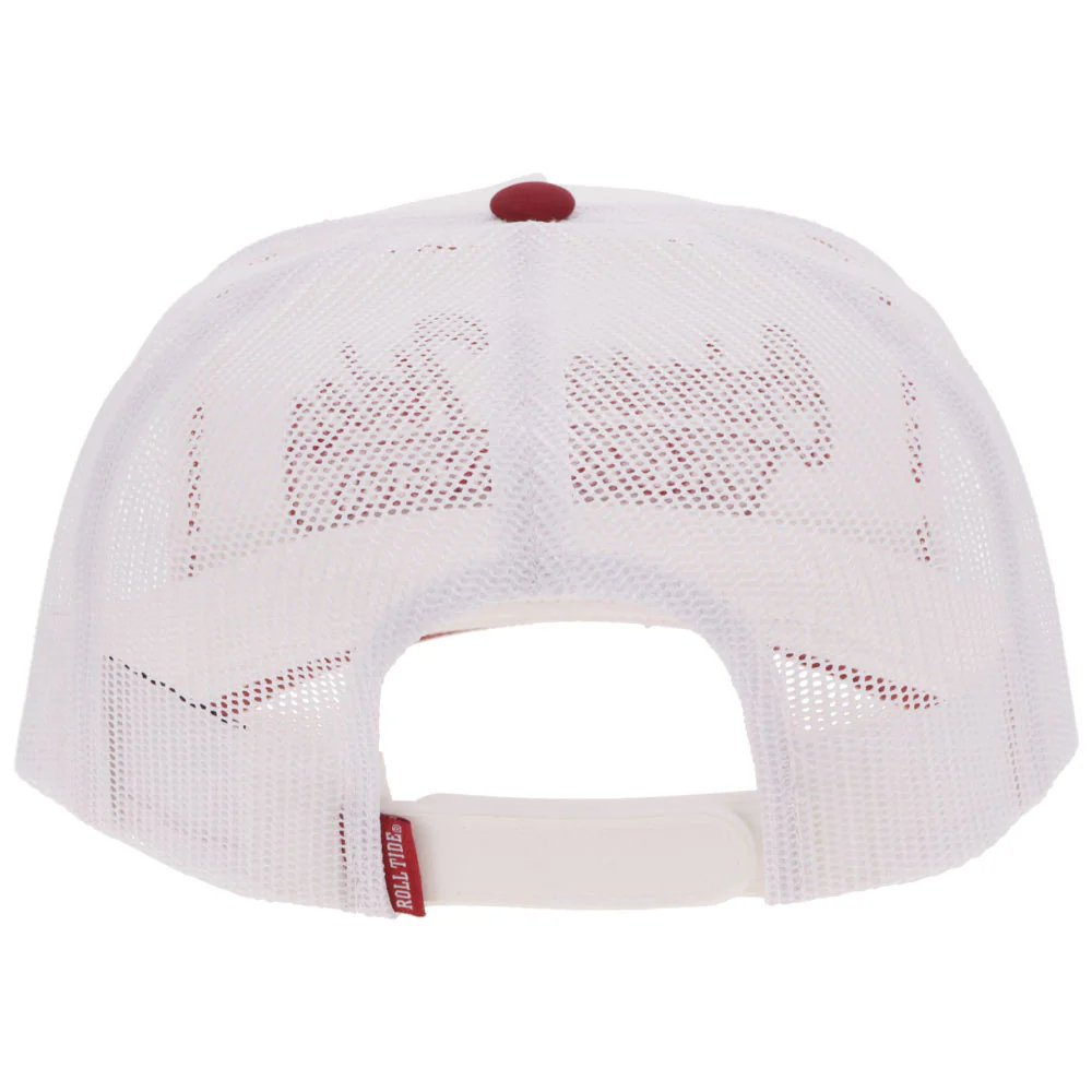 Hooey University of Alabama Snapback Hat, White/Crimson