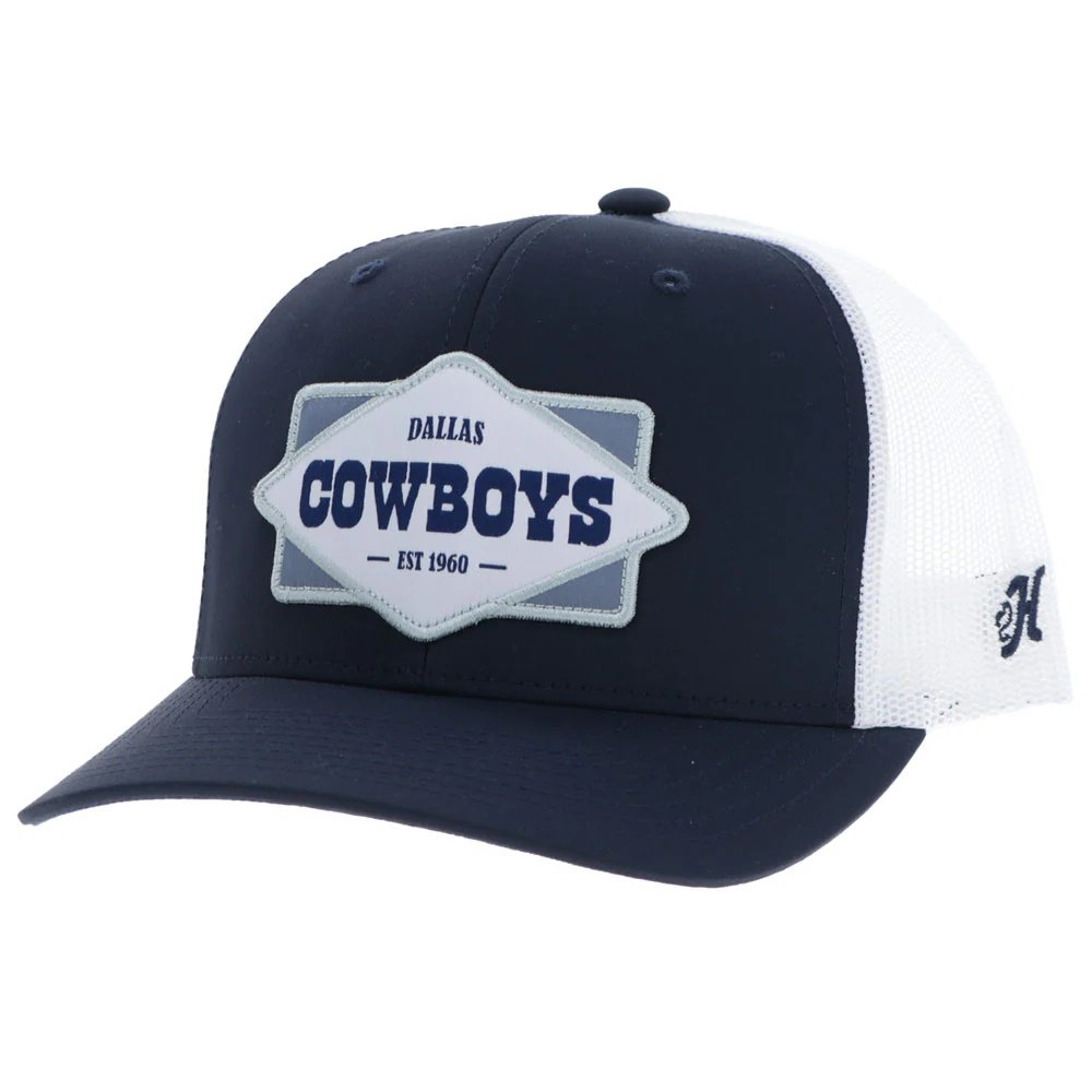 Hooey Dallas Cowboys Trucker Hat – Navy/White Cowboys Snapback