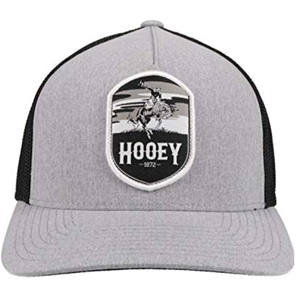 Hooey Cheyenne Bullrider Patch Grey Ball Cap – Flexfit S/M