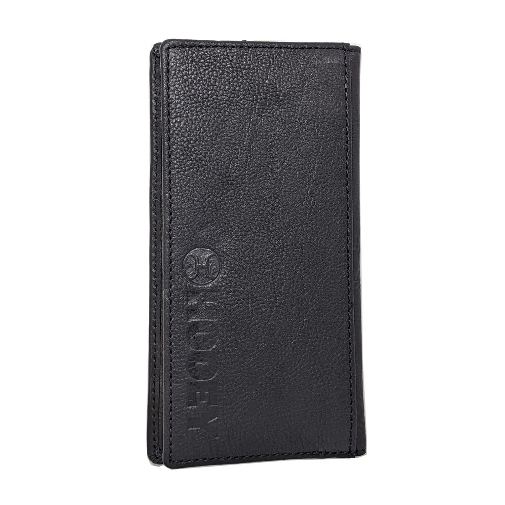 HOOEY Leather Black Hawk Rodeo Wallet (Woven - Aztec)