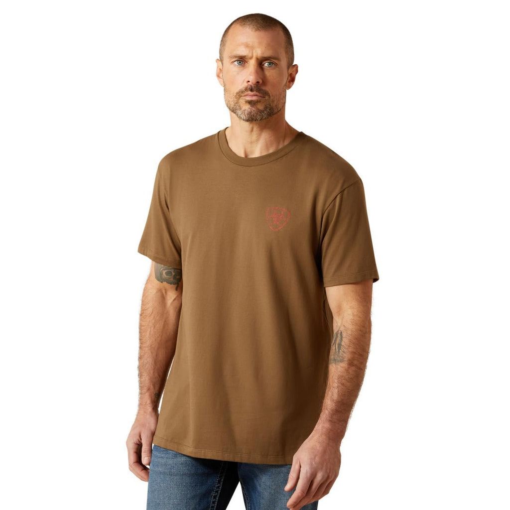 Ariat Men’s Stone Arrowhead T-Shirt – Teak