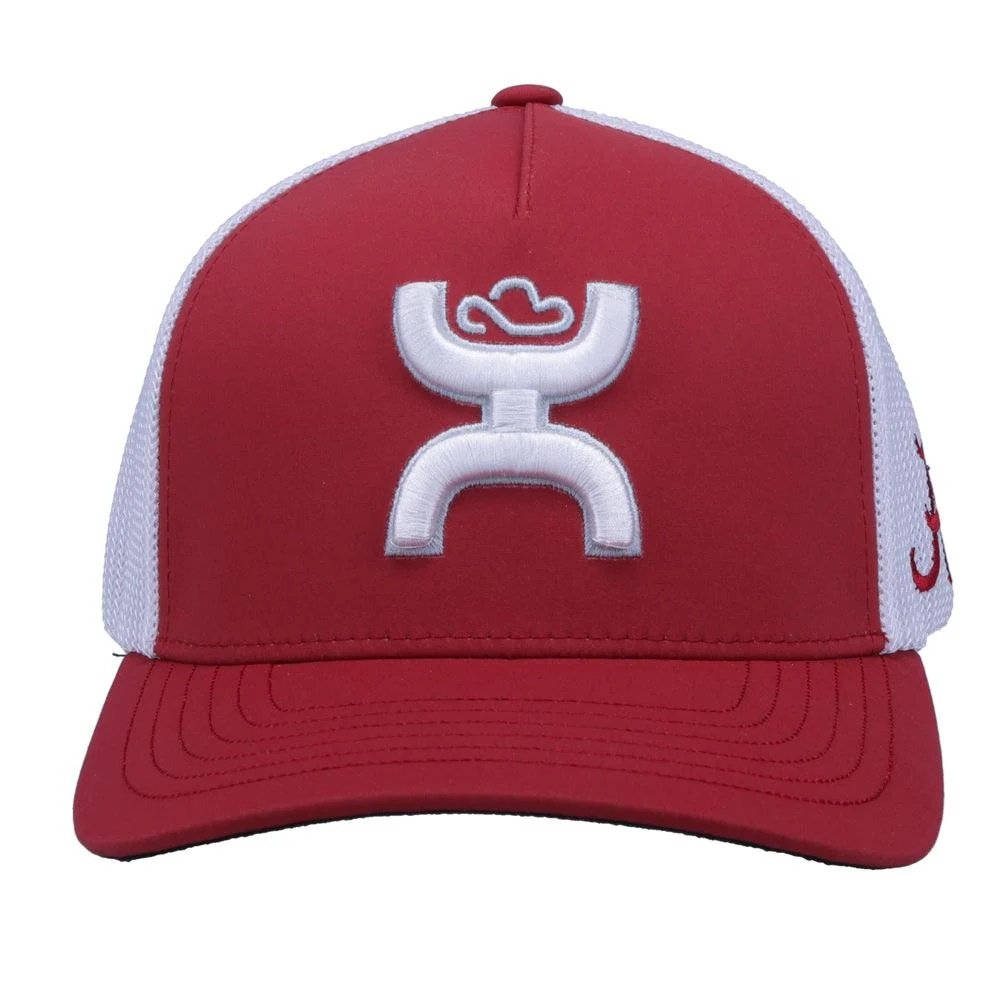 HOOEY University of Alabama Fitted Cap, Crimson/White, Small/Medium