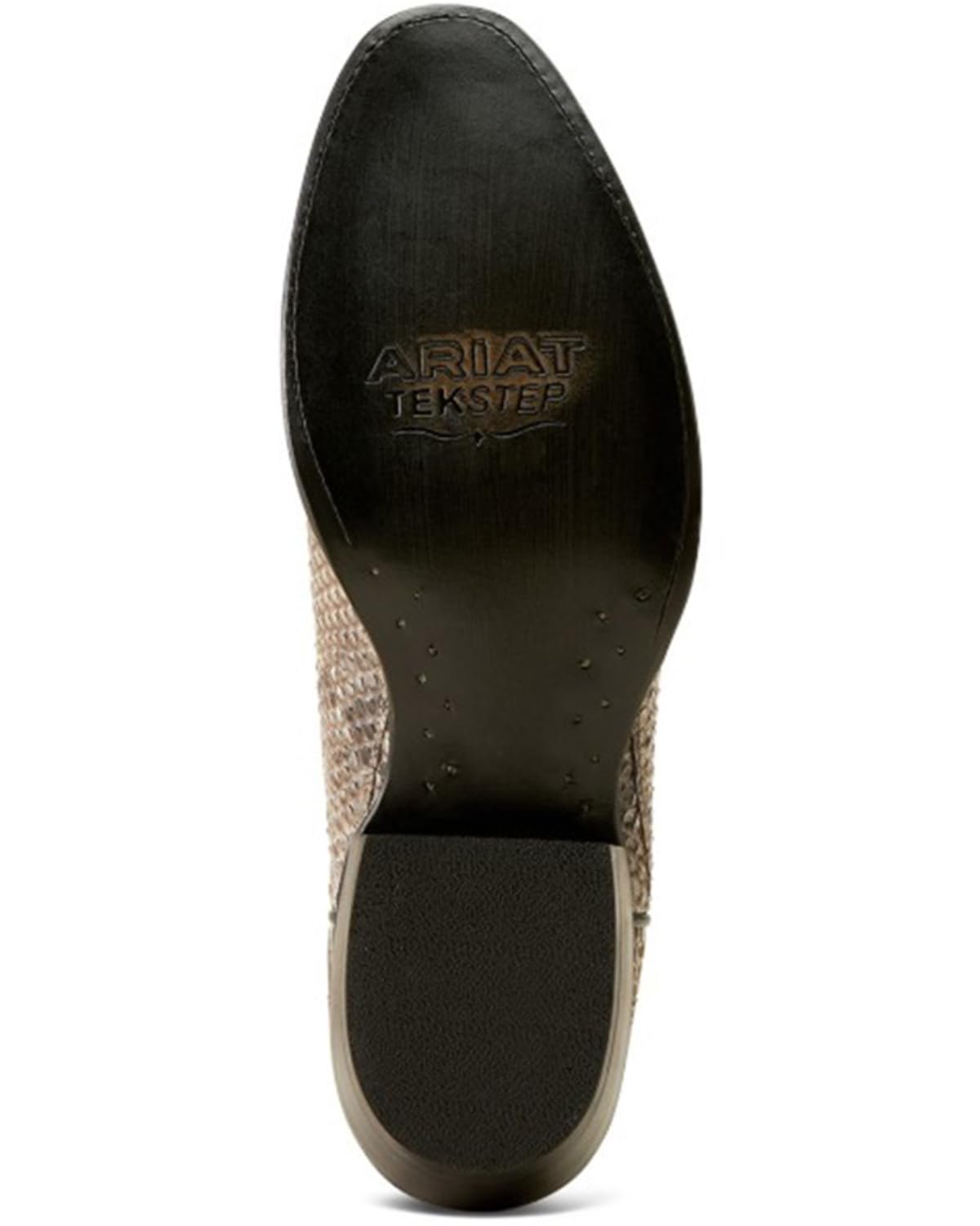 ARIAT Men's Slick Exotic Python Western Boot Round Toe, Natural Python/Luxe Black