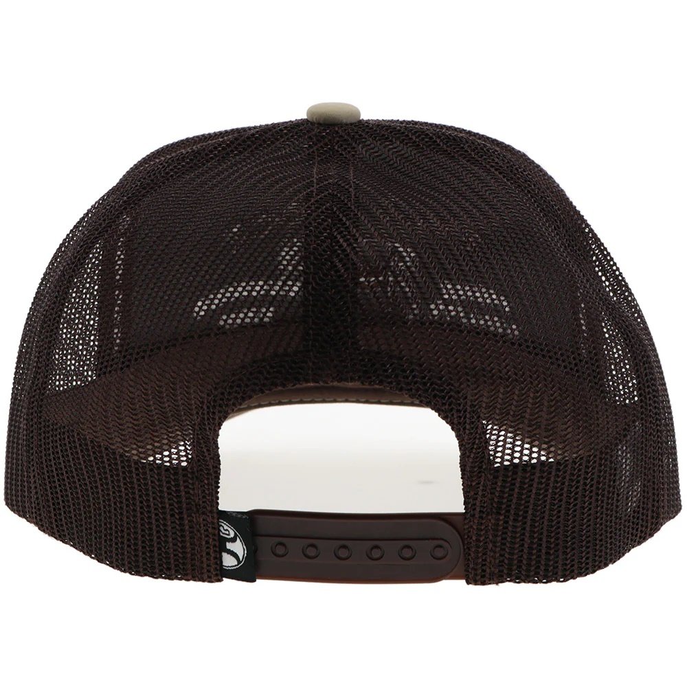 Hooey Rank Stock Snapback Cap, Tan/Brown