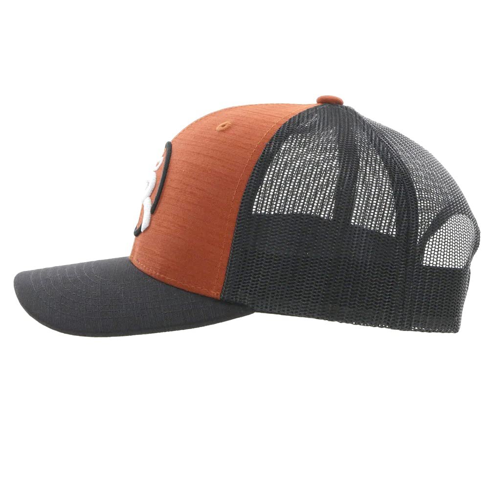 HOOEY Roughy Adjustable Snapback Hat – Orange/Black OSFA