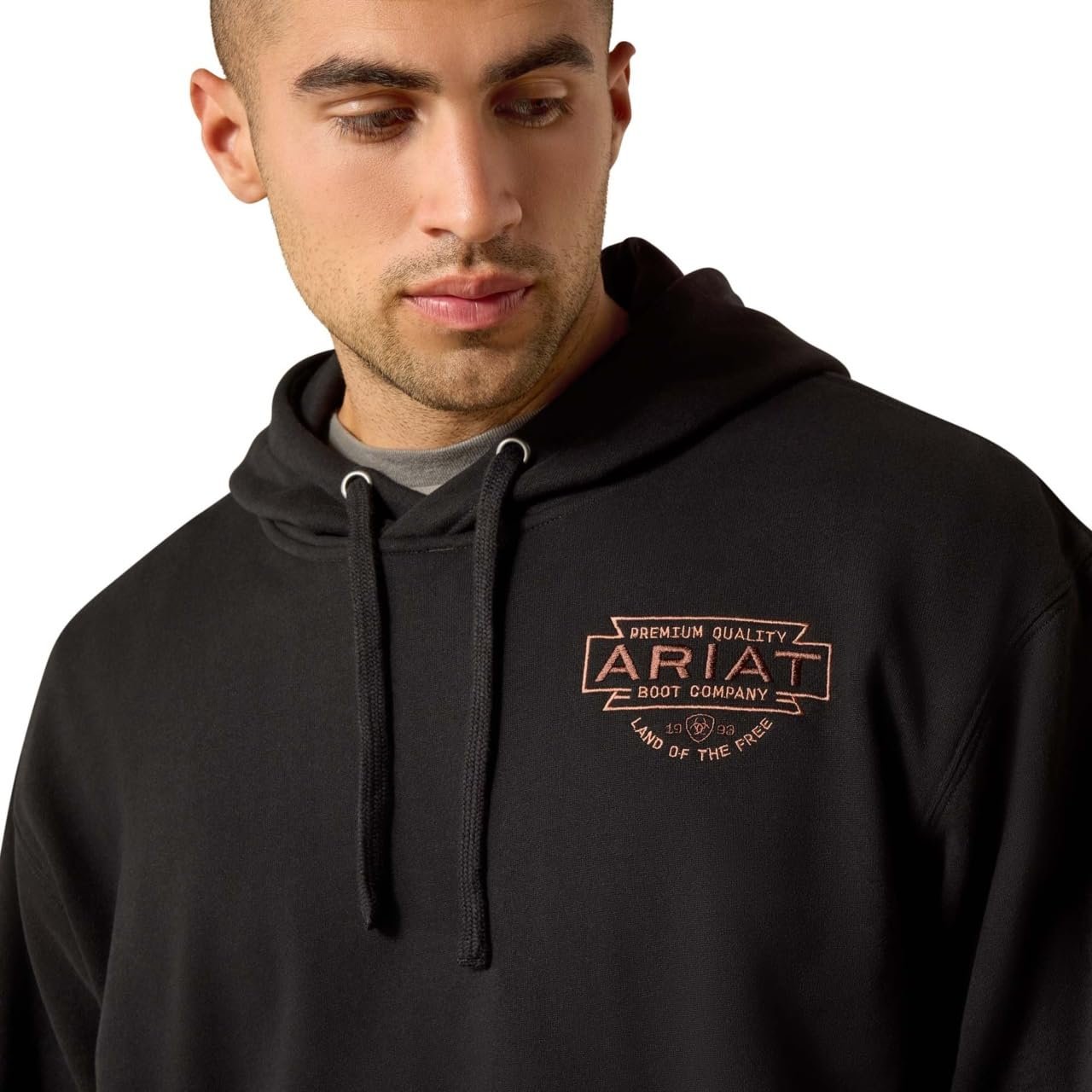 ARIAT Men's Southwest Simple Hoodie, Black