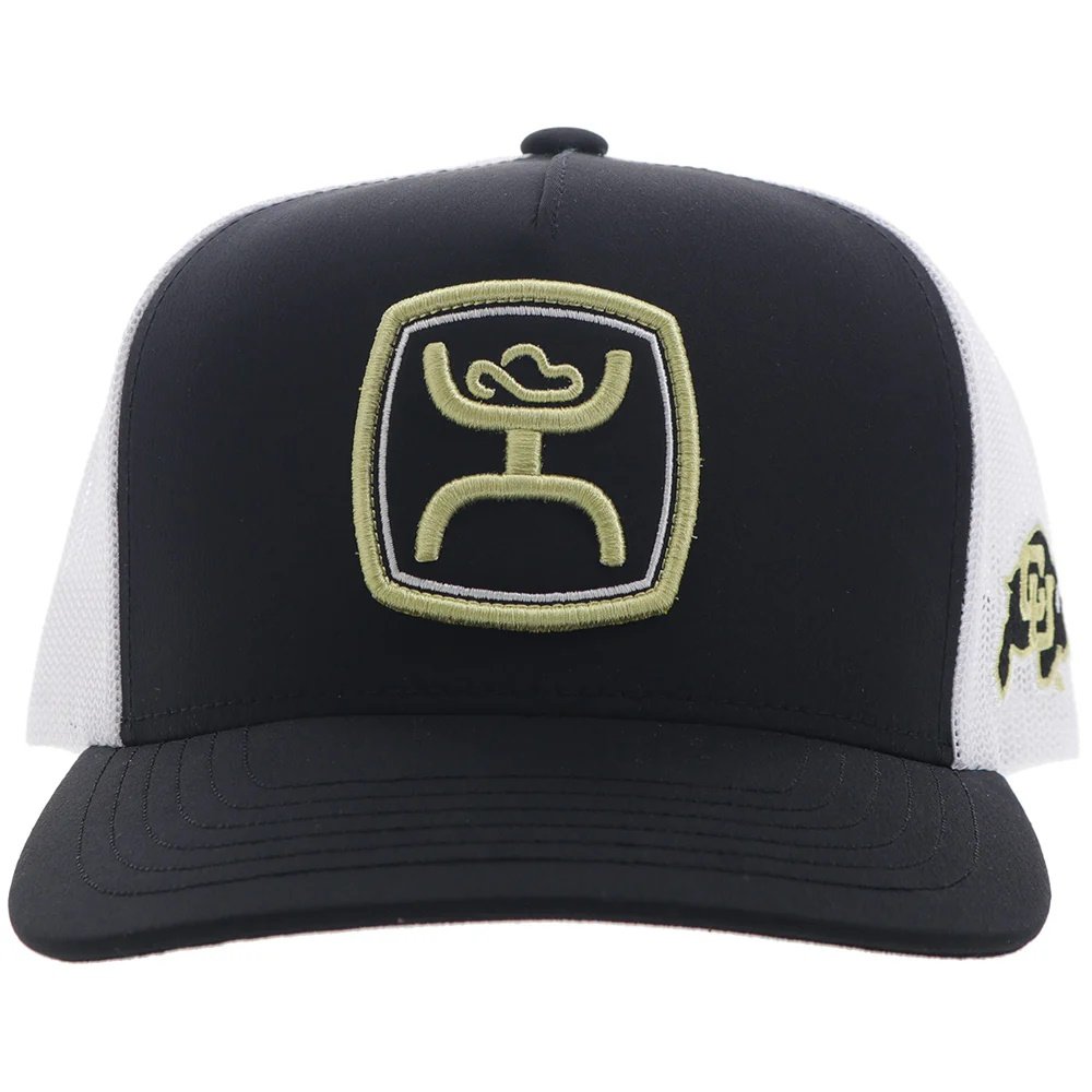 Hooey University Of Colorado Trucker Hat – Black/White CU Buffs Hat