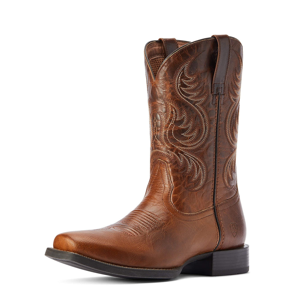 Ariat Men's Sport Boss Man Western Boot - Rich Cognac