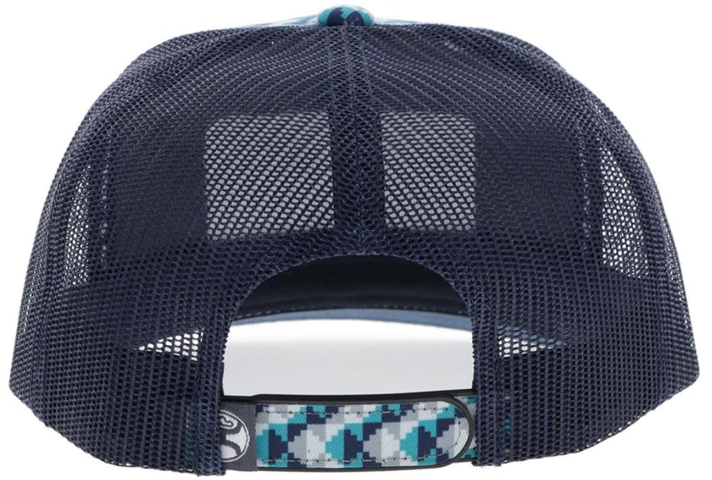 Hooey Lakota Turquoise Trucker Hat – Navy/White Patch, Snapback