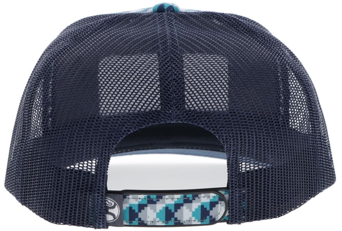 Hooey Lakota Turquoise Trucker Hat – Navy/White Patch, Snapback