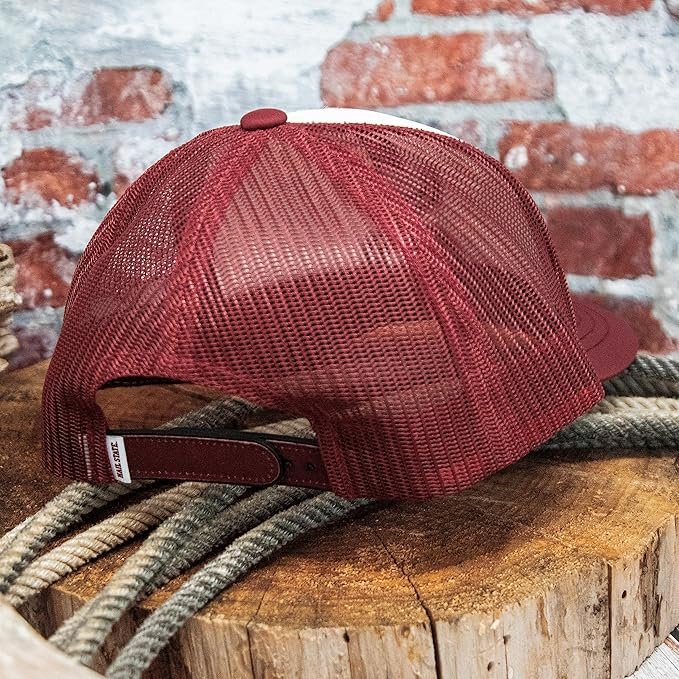 HOOEY Mississippi State Cap, Maroon/White