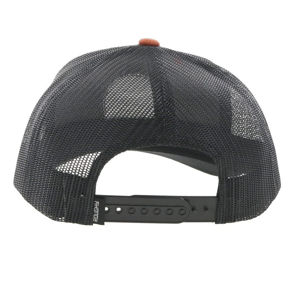 HOOEY Roughy Adjustable Snapback Hat – Orange/Black OSFA