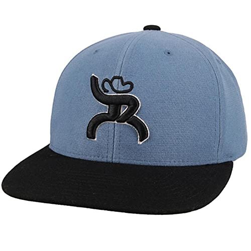 HOOEY Men’s Roughy Adjustable Snapback Hat (Hawk Blue)