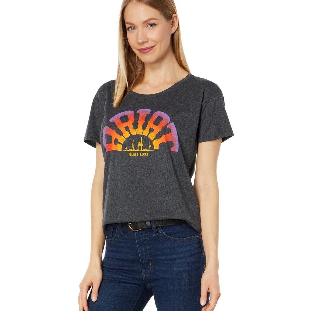 Ariat Women's Rainbow T-Shirt, Charcoal Heather