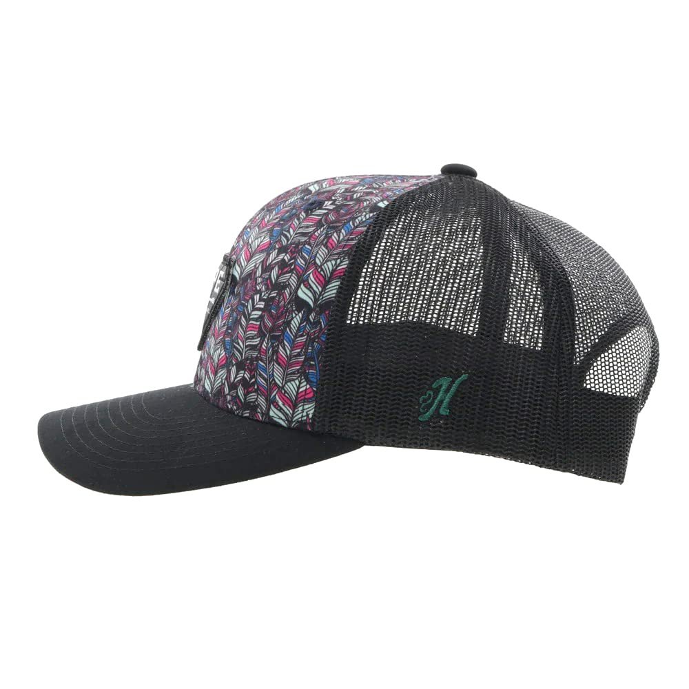 Hooey Rope Like a Girl Trucker Cap - Feather Pattern