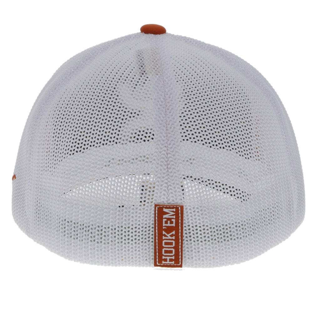 Hooey University of Texas Flexfit Hat, Orange/White