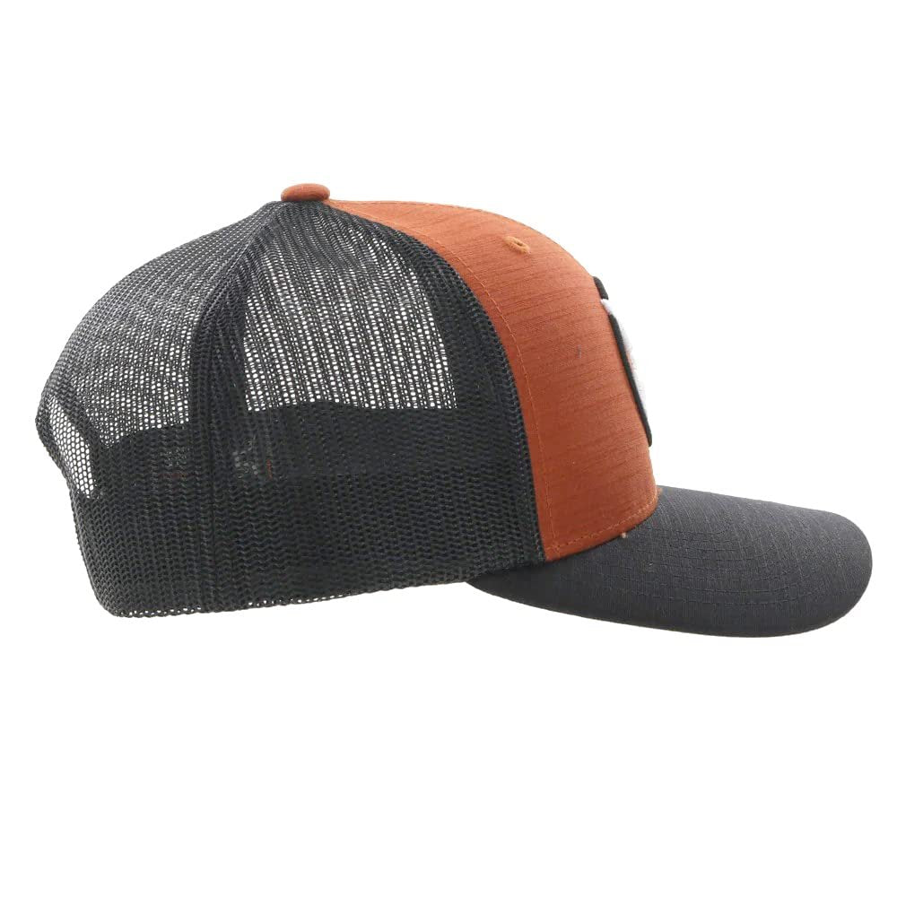 HOOEY Roughy Adjustable Snapback Hat – Orange/Black OSFA