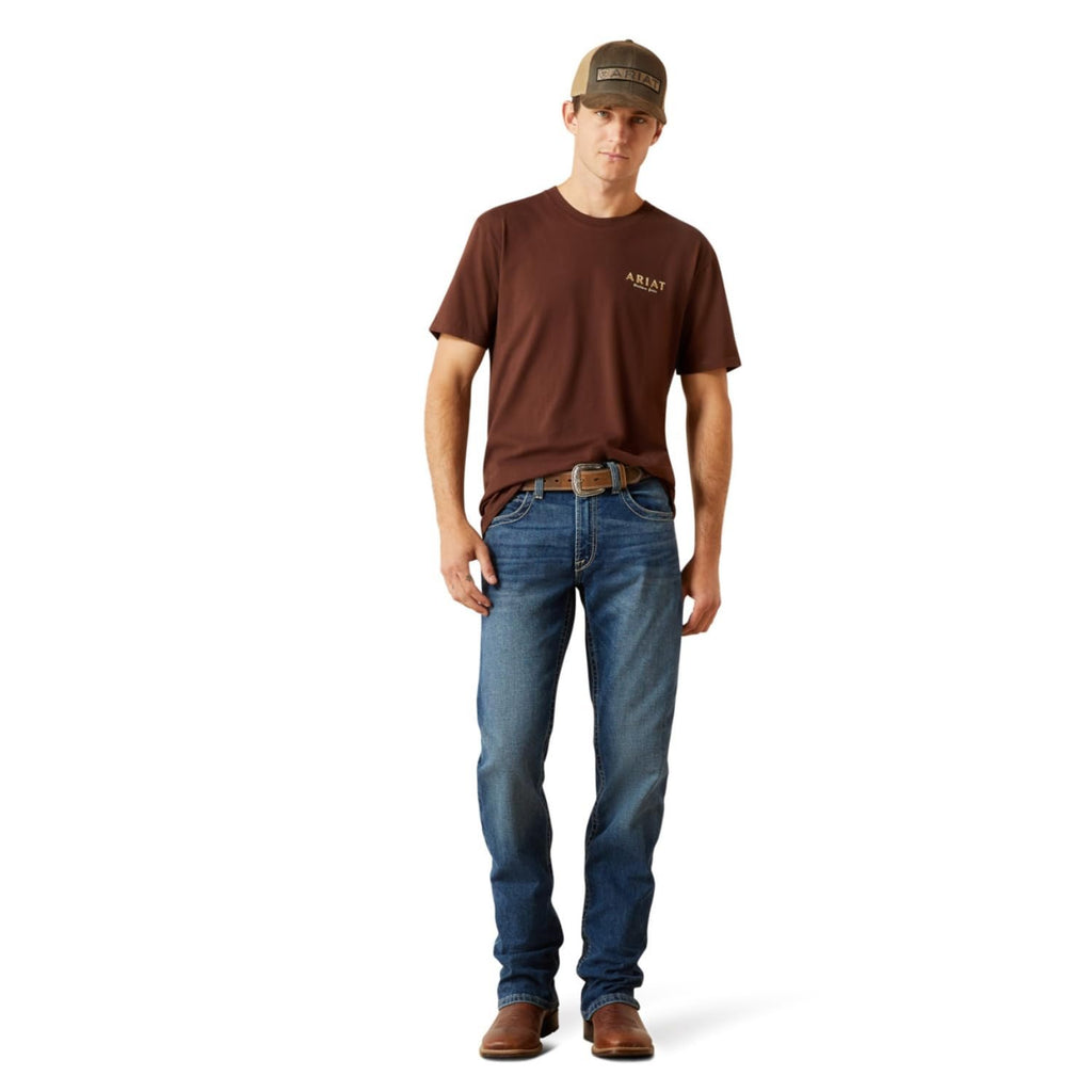 Ariat Men's Haters Club Tee Shirt, Deep Mahogany