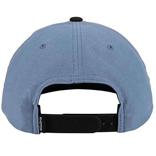 HOOEY Men’s Roughy Adjustable Snapback Hat (Hawk Blue)