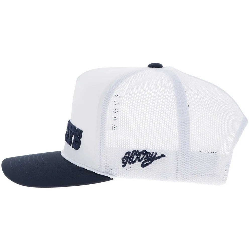 Hooey Dallas Cowboys Trucker Hat – White/Navy Cowboys Snapback