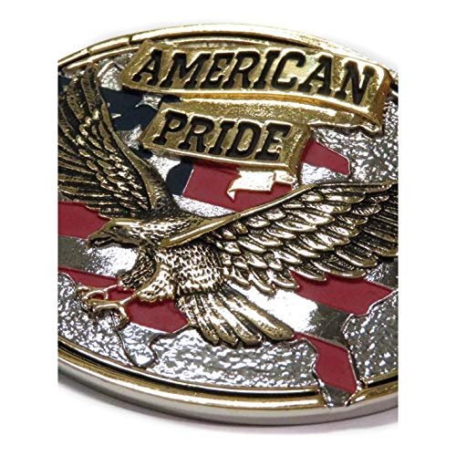 Montana Silversmiths American Pride Attitude Belt Buckle