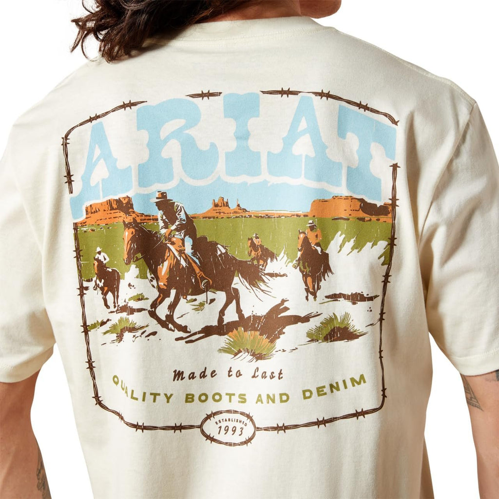 Ariat Men’s Pulp Western Graphic Tee – Turtledove