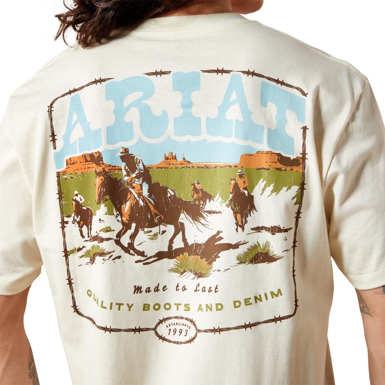 Ariat Men’s Pulp Western Graphic Tee – Turtledove