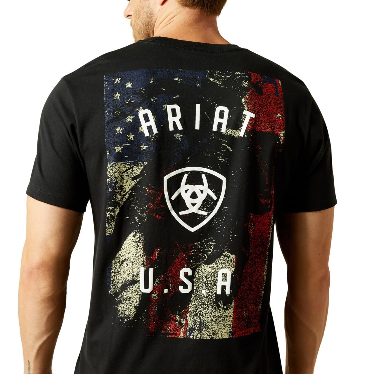 Ariat Men's Faded Bull T-Shirt, Black