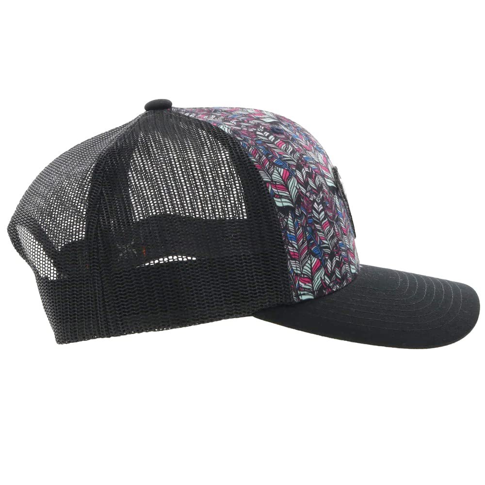 Hooey Rope Like a Girl Trucker Cap - Feather Pattern