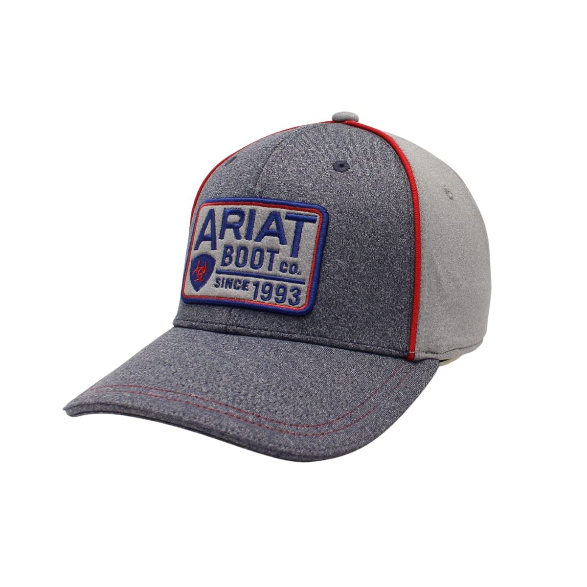 Ariat Heather Patch Logo Adjustable Snapback Hat, Grey