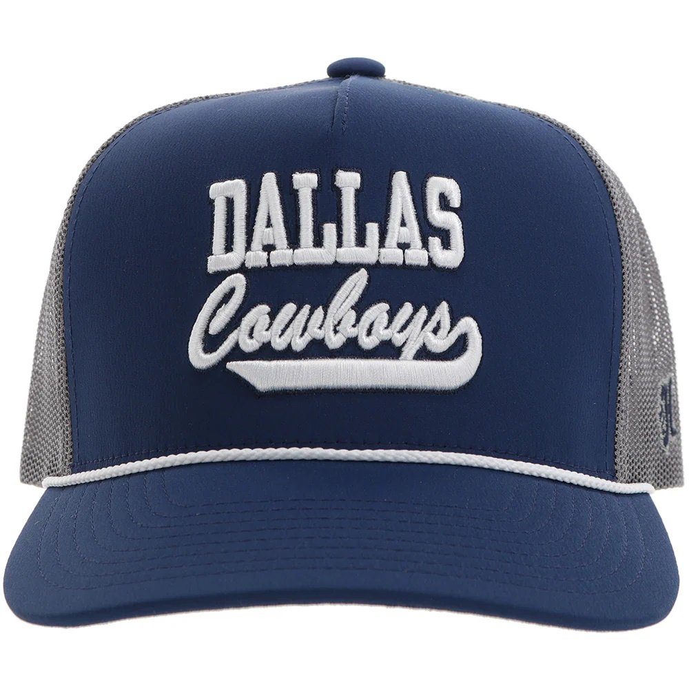 Hooey Dallas Cowboys Trucker Hat – Navy/Grey Cowboys Snapback