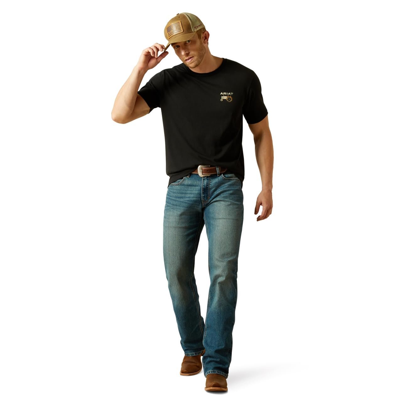 Ariat Men's Gramps Tractor T-Shirt, Black