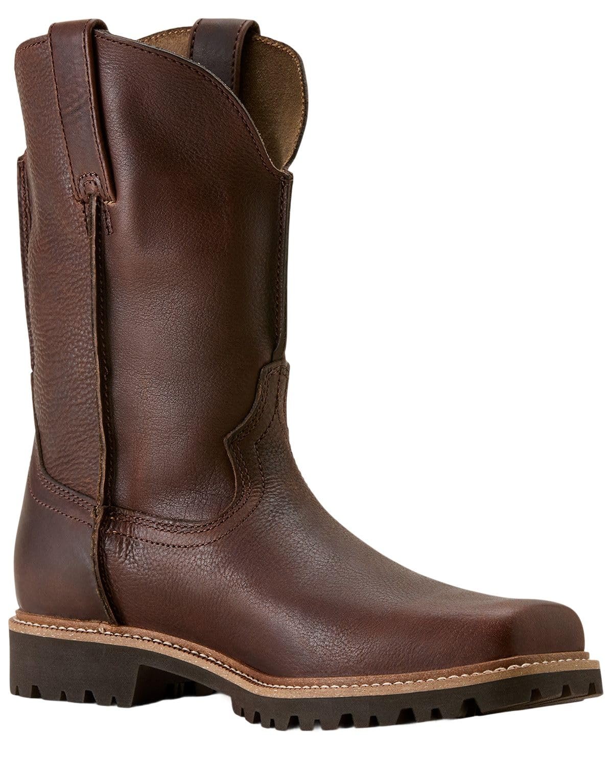 Ariat Men’s Stoney Creek Square Toe Western Boot – Havana Brown