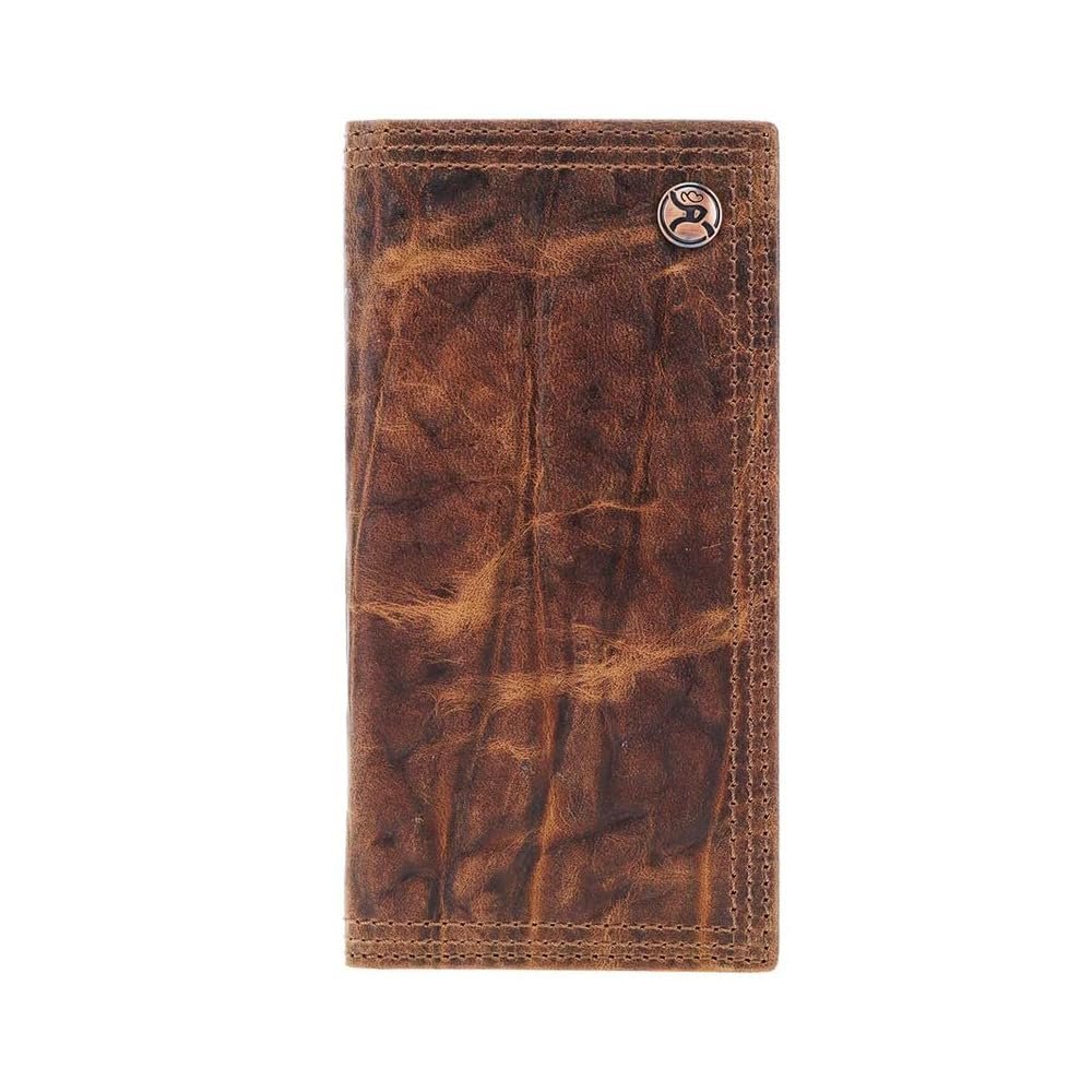 Hooey "Prime Time" Smooth Rodeo Wallet, Brown