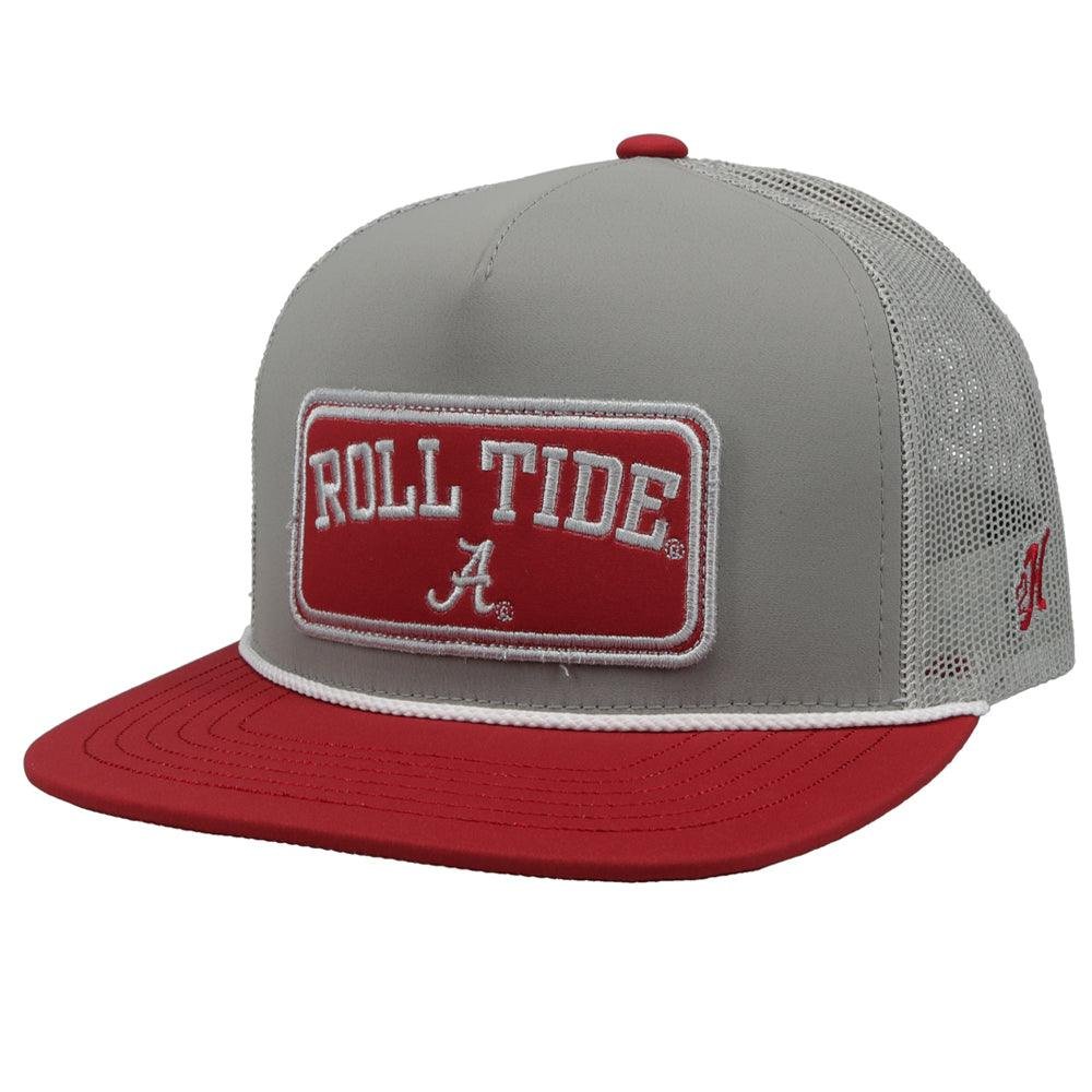 Hooey University Of Alabama Roll Tide Hat – Grey/Crimson Crimson Tide Snapback