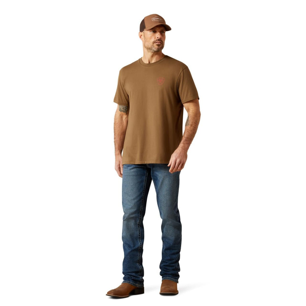 Ariat Men’s Stone Arrowhead T-Shirt – Teak