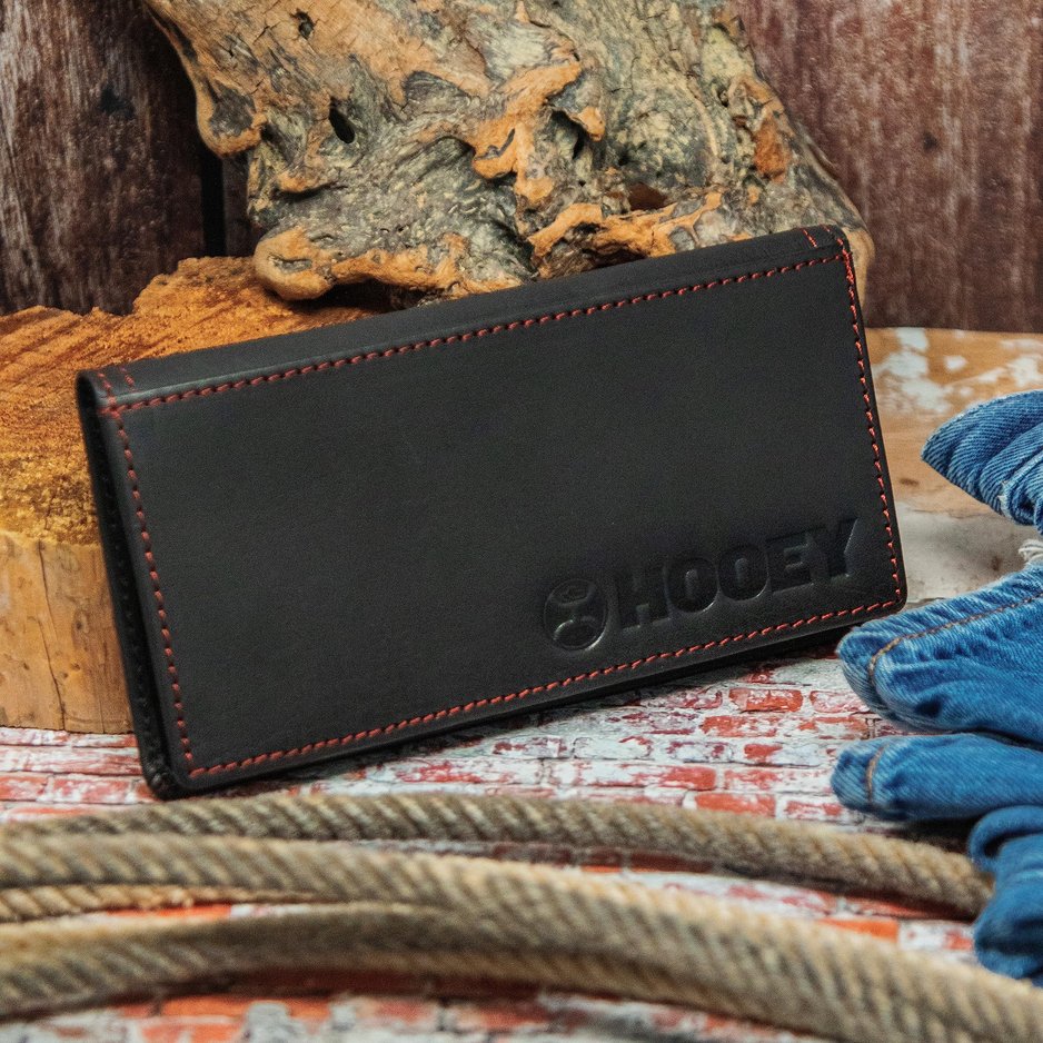 HOOEY Leather Men’s Western Rodeo Wallet (Sunizona Knockout - Black/Serape)